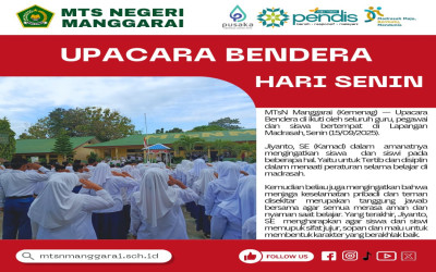 Upacara Bendera hari senin Tanggal 15 September 2025