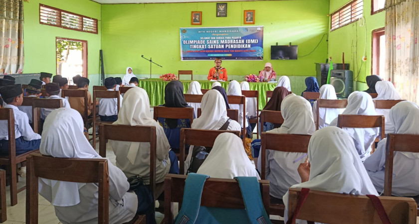 Antusias 49 Peserta Meriahkan Olimpiade Madrasah Indonesia Tingkat MTs Negeri Manggarai