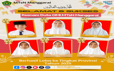 Enam Siswa MTs Negeri Manggarai Melaju ke OMI Tingkat Provinsi, Siap Ukir Sejarah Baru?
