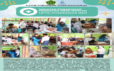 Sinergi Madrasah dan Pemerintah Wujudkan Generasi Sehat, Skrining Kesehatan Gratis di MTsN Manggarai